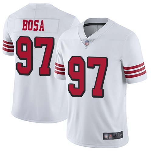 San Francisco 49ers Limited White Men Nick Bosa NFL Jersey #97 Rush Vapor Untouchable
